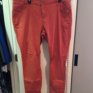 Kut from the Kloth Orange Straight Leg Jeans